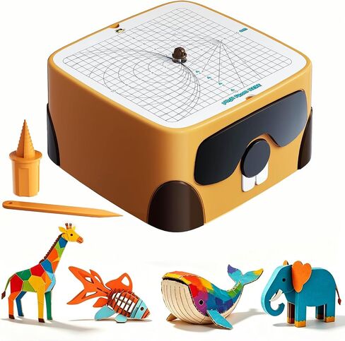 ACMER Cardboard Tools for Kids, Safe DIY Cardboard Construction Tool Kit, Cardboard Cutter for Kids Toy for Boys and Girls, Perfect for Family, Friends, Creativity Projects 3D Models in Saudi Arabia
