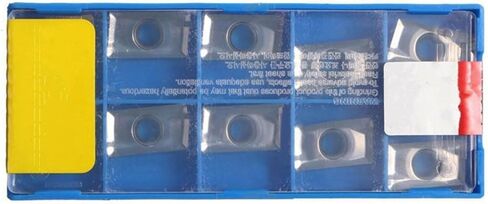 10 Pack APMT1604PDER-MA3 H01 Carbide Milling Inserts For Aluminum, Indexable Turning Tool Tips Compatible With APKT1604, Semi-Finishing And Finishing CNC Lathe Blades in Kuwait