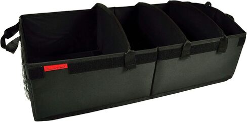 Texas University at Austin Longhorns Licensed Heavy Duty Rigid Base Trunk Organizer -70 LB Capacity - Adjustable Dividers - 30" wide x 15" deep - Designed & Quality Approved in the USA in Kuwait