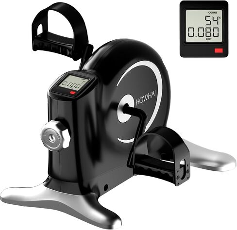 Under Desk Bike Pedal Exerciser, Mini Exercise Bike for Arm/Leg Exercise, Portable Peddler with LCD Display in Saudi Arabia