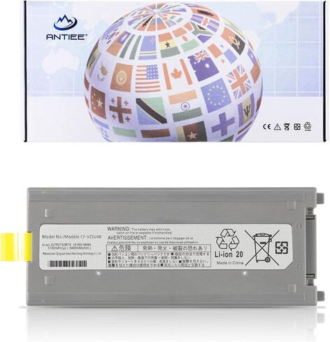 استبدال بطارية ANTIEE CF-VZSU0QW CF-20 لجهاز Panasonic ToughBook Toughpad FZ-A2 Mk1 للكمبيوتر اللوحي XP CF-VZSU0QJS CF-VZSU0QK CF-VZSU0QR 11.4V 2600mAh 30Wh in Kuwait