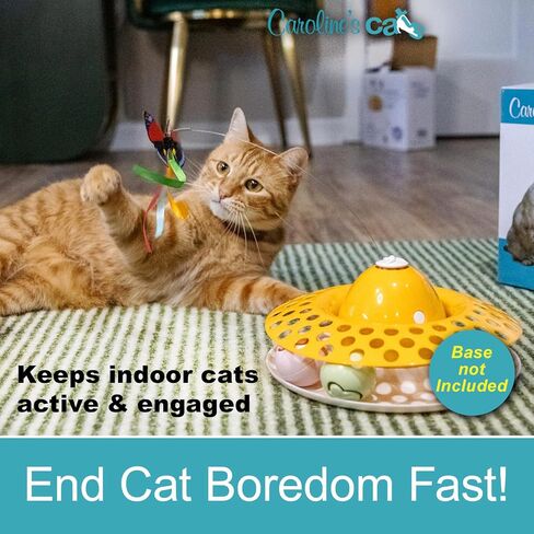 القطط كارولين ترفرف لعبة الفراشة Cat Toy Elcling ، الفراشات البديلة ، تناسب كل شيء مع الكفوف والبوتاروما والعلامات التجارية الأخرى in Kuwait