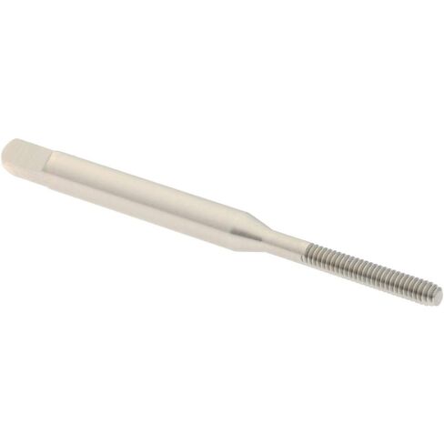 Hertel Thread Forming Tap, #2-56 UNC, 2B Class of Fit, Bottoming Chamfer, High-Speed Steel, Bright/Uncoated Finish, 7/16" Thread Length, 1-3/4" OAL in Kuwait
