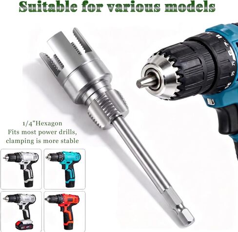 4-In-1 Upgraded Pvc Pipe Threading Tool—Includes Pipe Forming Tools for Cutting 1/2-Inch, 3/4-Inch, and 1-Inch Internal & External Threads, Making It Ideal for Plumbing Repairs and DIY Projects in Kuwait