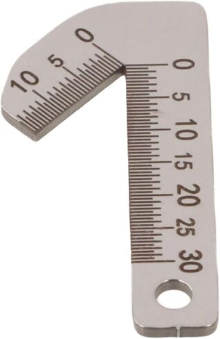 Precise 0 15mm Stainless Steel Chamfer Caliper Measuring Gauge For Use In Engineering Workshops And DIY Craft Projects(45° small) in Kuwait