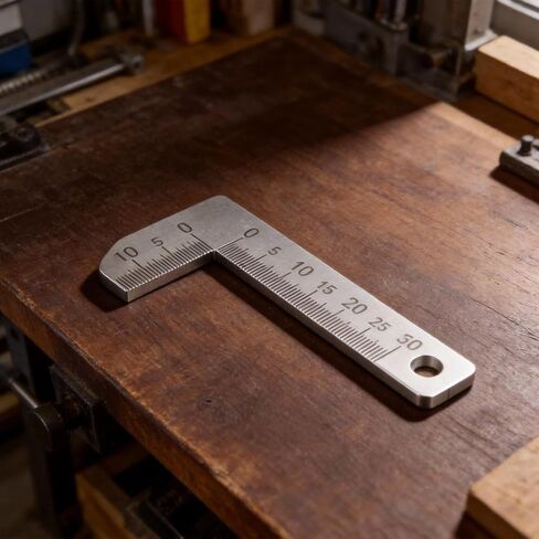 Precise 0 15mm Stainless Steel Chamfer Caliper Measuring Gauge For Use In Engineering Workshops And DIY Craft Projects(45° small) in Kuwait