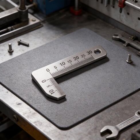 Precise 0 15mm Stainless Steel Chamfer Caliper Measuring Gauge For Use In Engineering Workshops And DIY Craft Projects(45° small) in Kuwait