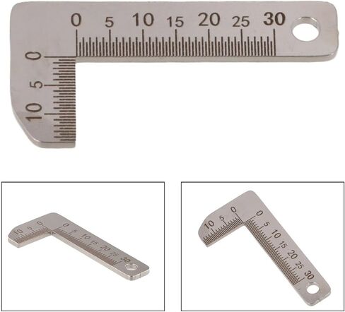 Precise 0 15mm Stainless Steel Chamfer Caliper Measuring Gauge For Use In Engineering Workshops And DIY Craft Projects(90°small) in Kuwait