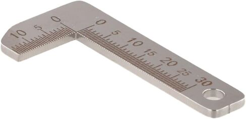 Precise 0 15mm Stainless Steel Chamfer Caliper Measuring Gauge For Use In Engineering Workshops And DIY Craft Projects(90°small) in Kuwait