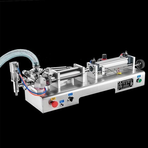 Horizontal Quantification Liquid Filler, Stainless Steel Bottle Filler Machine, Single Head Paste Filler Machine, for Liquids Shampoo Oil(10-100Ml)(100) in Saudi Arabia