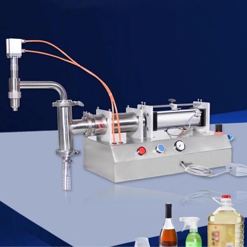 Liquid Filling Machine, Stainless Steel Filler Machine, Horizontal Paste Filling Machine, Bottle Filler for Oil, Milk, Water, Wine(100) in Kuwait