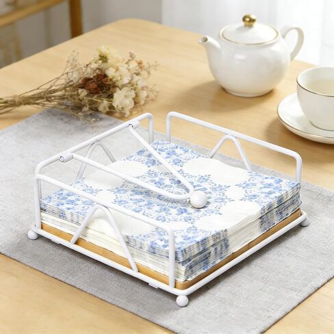 Napkin Holder for Table & Kitchen - Modern Flat Napkin Dispenser for Home in Kuwait