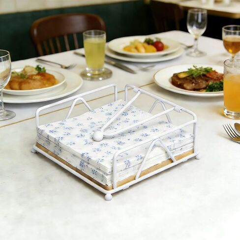 Napkin Holder for Table & Kitchen - Modern Flat Napkin Dispenser for Home in Kuwait
