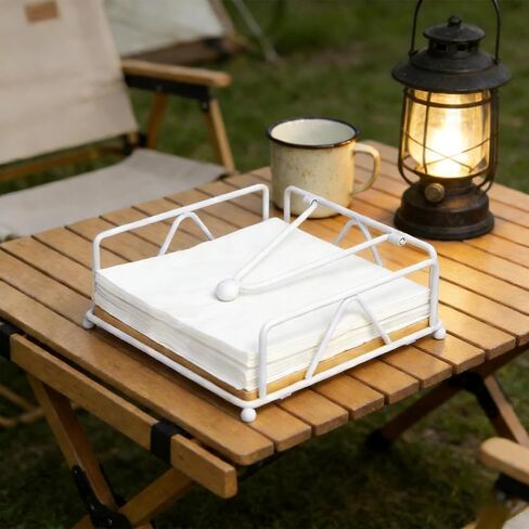 Napkin Holder for Table & Kitchen - Modern Flat Napkin Dispenser for Home in Kuwait