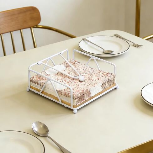 Napkin Holder for Table & Kitchen - Modern Flat Napkin Dispenser for Home in Kuwait