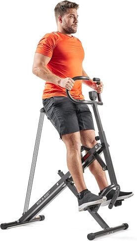 Sunny Health & Fitness Row-N-Ride Squat Machines, Adjustable Resistance and Seating/Handle for Home Glutes Training, SunnyFit App Access Included in Kuwait