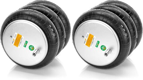 عبوتان من أكياس الزنبرك الهوائي الثلاثية الملتفة من عزم الدوران (تحل محل Firestone 8032، 7995، W01-358-8032، W01-358-7995 Hendrickson S-12405، C-12405) (2 × TR8032) in Kuwait