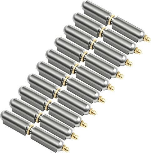 5 Pack 3" Weld-On Bullet Hinges, Heavy Duty Carbon Steel Barrel Hardware for BBQ Smokers, Trailer Ramps, Swing Gates, Metal Doors and Welding Projects in Kuwait