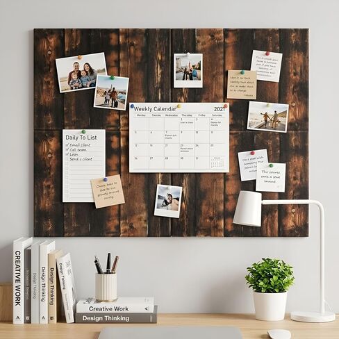 36" H x 24" W x 0.6" Dart Board Wall Protector - Self-Adhesive Flet Wood Grain Dart Backing Pad, Foldable Square Protection Mat in Kuwait