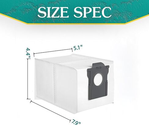 16 حزمة أكياس غبار X40 L40 X30 X50 لـ Dreame X50 Ultra/X40 Ultra/X30 Ultra/L50 Ultra/L40 Ultra/L10s Ultra Gen 2/L10s Pro Ultra Robot Vacuum Cleaner 3.2L سعة كبيرة ملحقات حقيبة الغبار in Kuwait