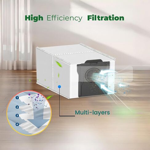 16 حزمة أكياس غبار X40 L40 X30 X50 لـ Dreame X50 Ultra/X40 Ultra/X30 Ultra/L50 Ultra/L40 Ultra/L10s Ultra Gen 2/L10s Pro Ultra Robot Vacuum Cleaner 3.2L سعة كبيرة ملحقات حقيبة الغبار in Kuwait