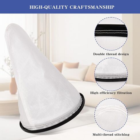 2KE2105000 Filter Bag Replacement Compatible with Hoover Backpack Vacuum Cleaner Commercial C2401 / C2401010 Reusable Cloth Bag Liner Replacement Filter Bags with Royal Model RY4000 / RY4001 in Kuwait