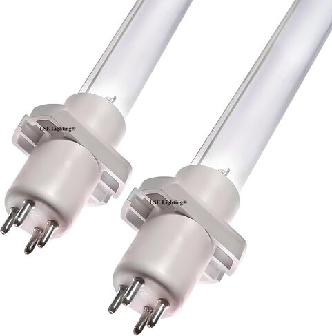 LSE Lighting UV2400XLAM1 UV-C Replacement Bulb (2 Pack) – 36W 254nm Lamp for Honeywell UV2400U1000 & UV2400U5000 | 4-Pin Single End | HVAC Air UV Light | Designed in USA in Kuwait
