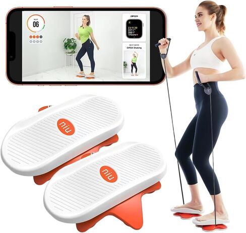Ab Twister Board for Exercise Waist Twisting Disc with handle,Core Twister Exercise Board in Workout Home Gym Noiseless Balance Board Home Gym Exercise Equipment in Kuwait