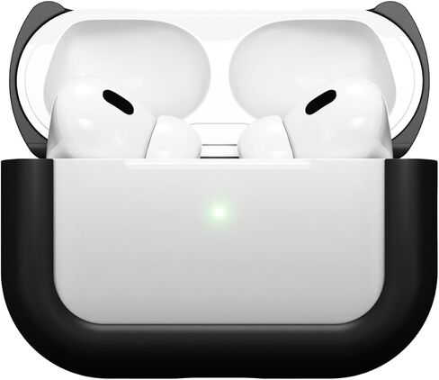 متوافق مع حافظة AirPods Pro (2024)، أغطية ألومنيوم واقية ممتصة للصدمات + تطعيمات من المطاط الصناعي، غطاء علبة شحن ملائم للانزلاق in Kuwait