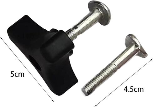 Handle Bolt Knob Nut Screw Fastening Kit Universal PP Material Installation Suitable for Yard Work Lawn Equipment Maintenance in Kuwait