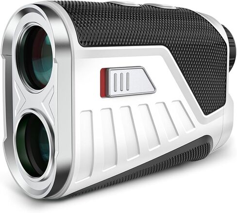 Golf Rangefinder with Slope, 1200 Yards Range Finder Golf with Rechargeable Battery, Magnetic Strap, Flag Pole Locking Vibration, 6X Magnification in Kuwait