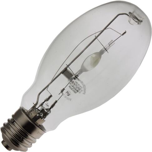 Replacement for Venture Lighting 61914 MH125W/HBU/ED28/PS – 125W Metal Halide HID Lamp, E39 Mogul Base, ED28 Clear Bulb, 4000K Bright White HID Replacement Light Bulb, Base Up Position in Kuwait
