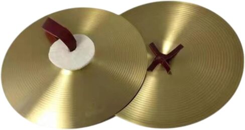 Hand Cymbals Percussion Instrument Hand Cymbals Alloy for Performance Party Beginner Professional Drum Players, Gong Band Rhythm Beats Percussion Musical Instrument, 6Inch in Kuwait