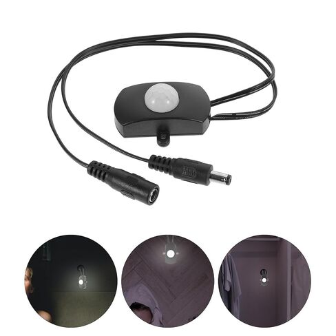 TOYANDONA 2 قطعة Pir Motion Sensor LED Controller 5v-24v 5a مفتاح مستشعر جسم الإنسان لملحقات الإضاءة الداخلية والخارجية مع مادة بلاستيكية ومعدنية in Kuwait