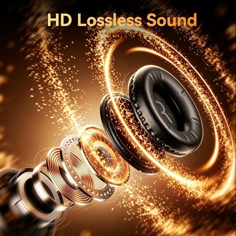 PUPGSIS 2.4GHz Wireless DJ Headphones,20ms Low Latency Studio Headphones with 1/4 to 3.5mm Jack for Keyboard Turntable Laptop,Dongle/Bluetooth/Wired Connection for Studio Monitor & Mixing DJ,Black in Kuwait