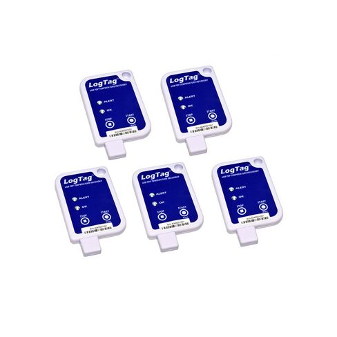 5 Pack of LogTag UTRIX-16 Direct USB Temperature Data Loggers in Kuwait
