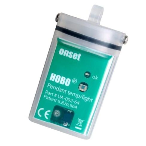 UA-002-64 Onset Hobo Temperature/Light 64K Data Logger. Waterproof. Record Light and Temp at User-Selectable Intervals. in Kuwait
