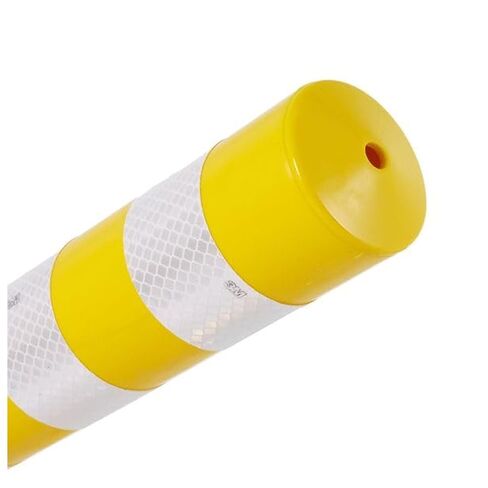 Guardian Removable Safety Bollard, 34.5" Reflective Traffic Post, Parking and Driveway Barrier for Outdoor Safety and Vehicle Control in Kuwait