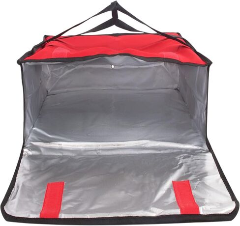 Trail maker Pizza Bags for Delivery, Insulated Pizza Delivery Bag for Delivery Drivers, 20" x 20" x 6" Pizza Warmer Bags for Carry Hot, Commercial Food Warmers for Catering, Pizza Carrier, Black in Kuwait