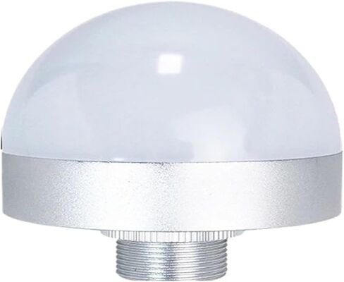 90mm LED Dome Tri-Color Signal Warning Light 12V 24V Waterproof Industrial Caution Lamp(12V Black Always on) in Kuwait