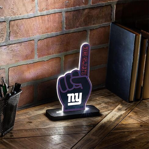 New York Giants NFL Football Foam Finger Desklite LED Decor in Kuwait