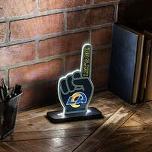 Los Angeles Rams NFL Football Foam Finger Desklite LED Decor in Kuwait