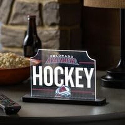 Colorado Avalanche Hockey Rectangle Desklite LED Decor in Kuwait