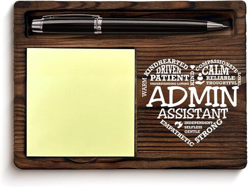 Administrative Professional Sticky Note Holder Administrative Professional Day Gifts for Secretary Admin Assistant Self-Stick Note Pad Holders Office Decor in Kuwait