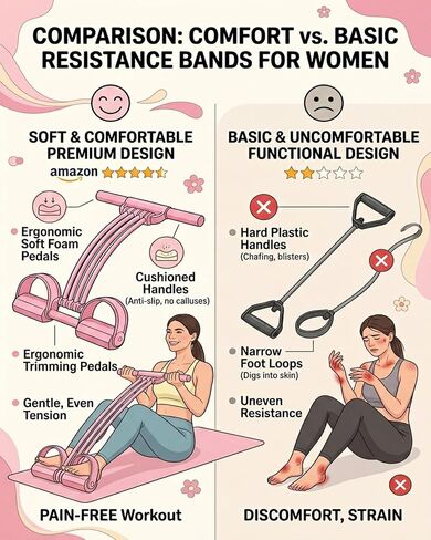 Pedal Resistance Band with Handle Durable 8-Tubes Multifunction Tension Rope Multifunctional Elastic Yoga Resistance Bands with Handles Full Body Exercise for Arms Legs Waist in Kuwait