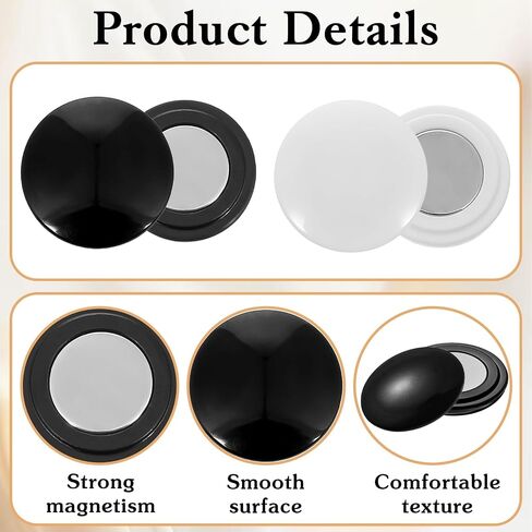 10 Pairs Race Bib Magnets for Runners, No-Pin Running Bib Clips, Reusable Marathon Bibs Holders, Secure Race Number Snaps(Black White) in Kuwait