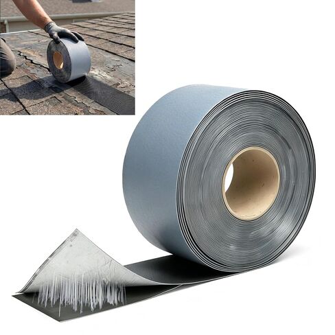 شريط تسقيف مطاطي EPDM بطول 65.6 قدم × 4 بوصات، شريط مانع تسرب بوتيل ذاتي اللصق، شريط إغلاق مقاوم للماء لرقعة السقف وإصلاحه، رقعة تسقيف التقشير والعصا للمركبات الترفيهية، والأنابيب، وعتبة النافذة، وختم القارب in Kuwait