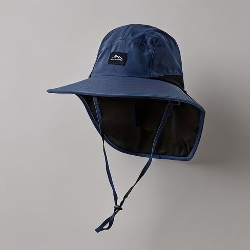 Sun Hat with Neck Protection, Wide Brim Adjustable Chin Strap, Breathable Design for Hiking Fishing Gardening in Kuwait