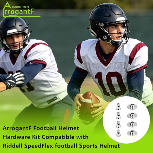 Football Helmet Release Repair Kit Replacement for Riddell Quick Release Micro Pin & Receptacle Tool,Helmet Face Mask Mounting Kit Compatible with Riddell SpeedFlex & Speed Football Helmet Parts in Kuwait