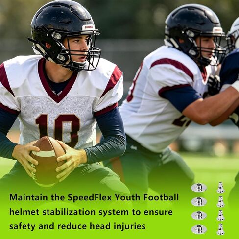 Football Helmet Release Repair Kit Replacement for Riddell Quick Release Micro Pin & Receptacle Tool,Helmet Face Mask Mounting Kit Compatible with Riddell SpeedFlex & Speed Football Helmet Parts in Kuwait
